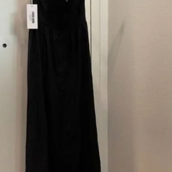 Reformation stassie dress black NWT - Picture 4 of 6